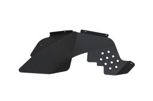 Jeep Wrangler Unlimited JKU Inner Fender Kit - Front + Rear - Fishbone Offroad - Aluminum - Black - `07-`18